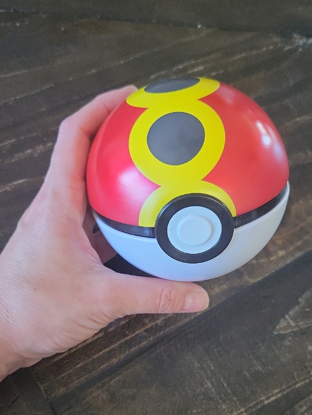Pokemon Ultra Ball Pokeball Tin - Red, White & Yellow
